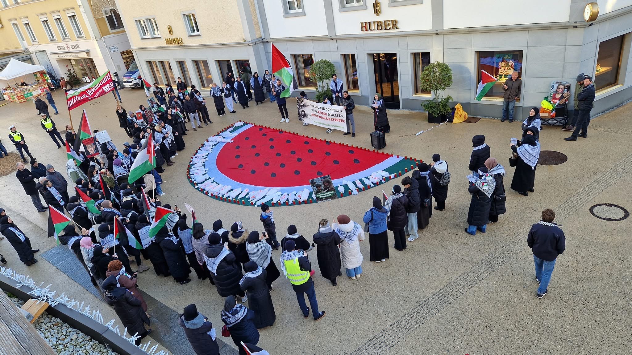 Bregenz’de Gazze İçin Sessiz Ama Yankısı Büyük Bir Yürüyüş