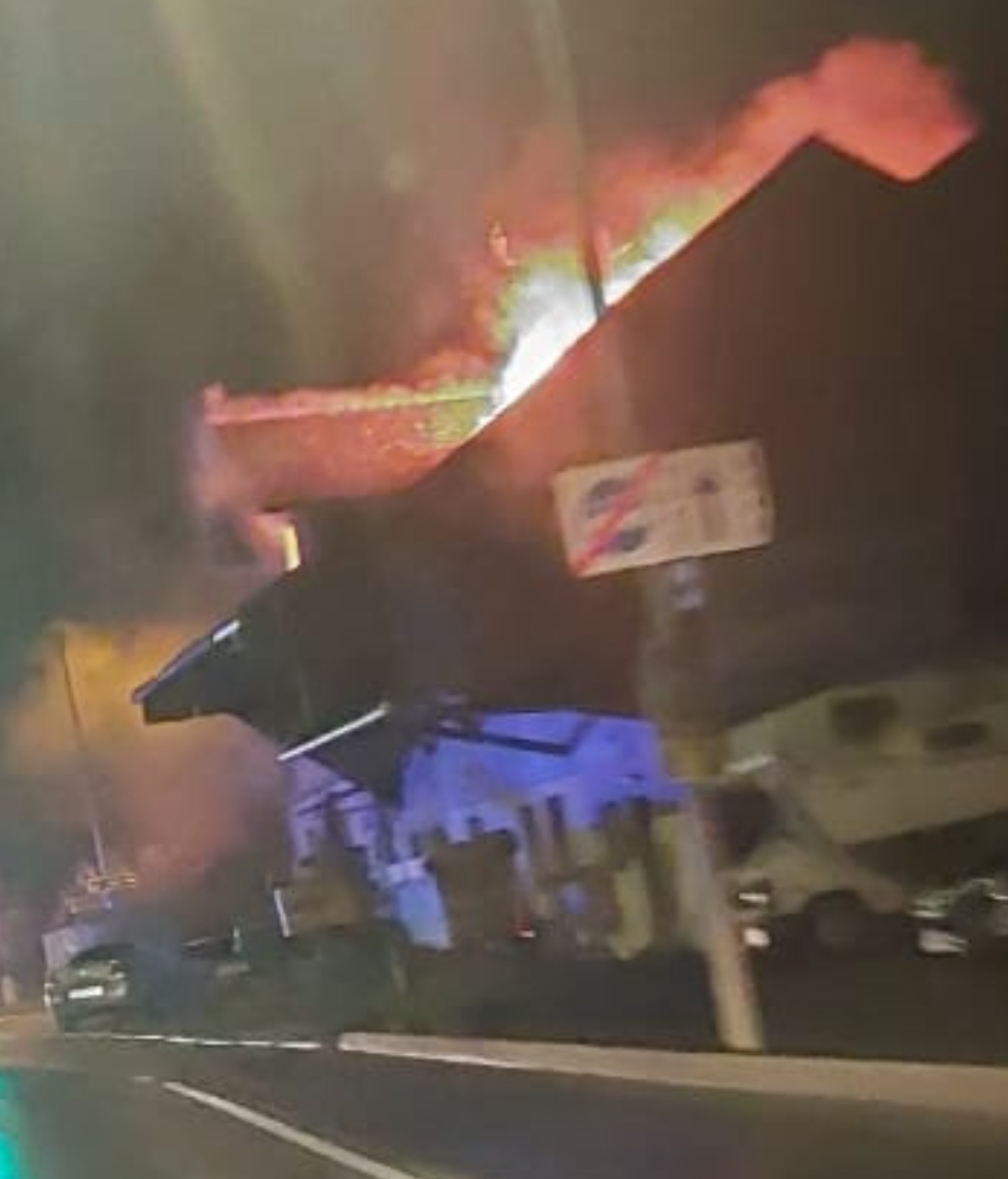 Hard’da Yangın Paniği