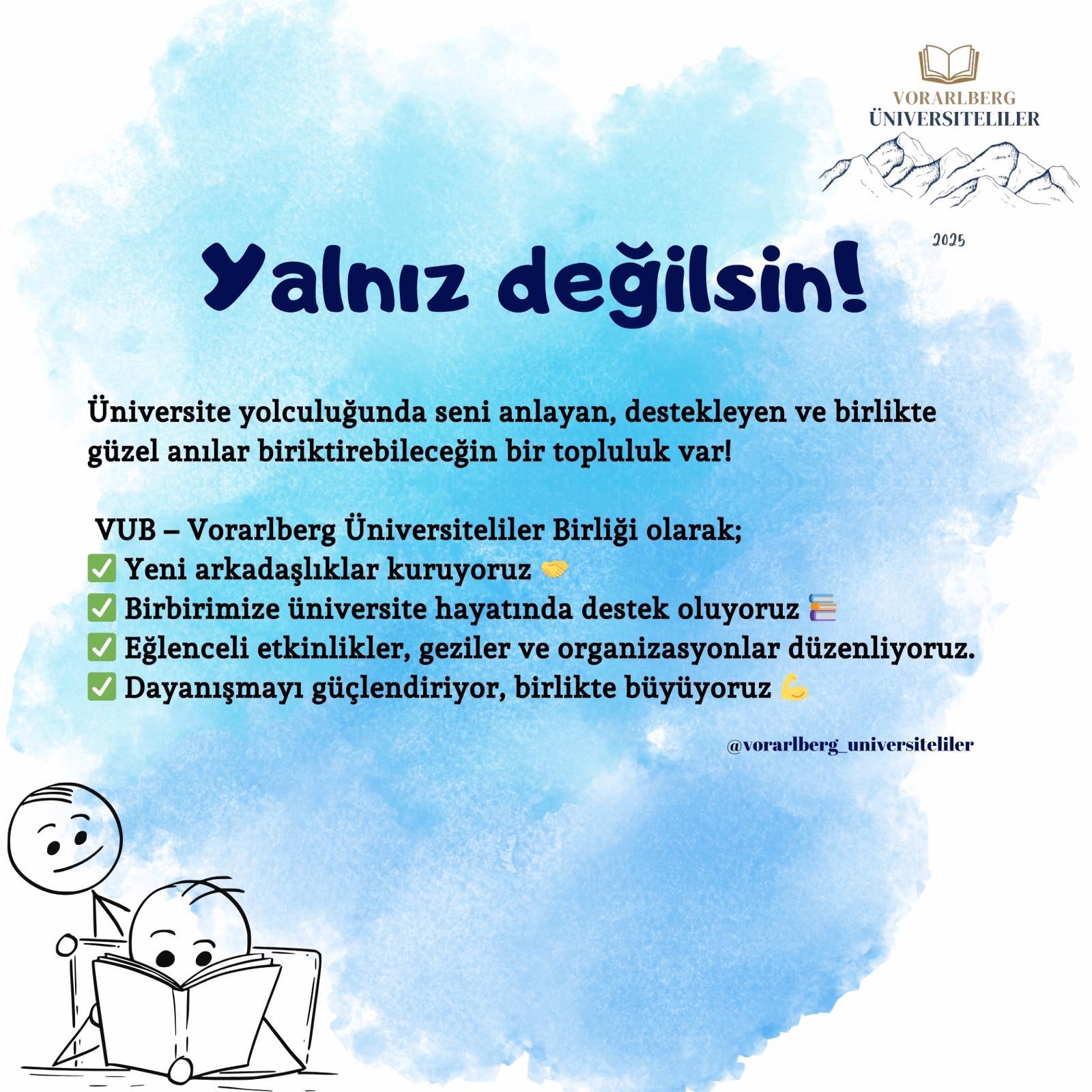 Vorarlberg’de Üniversiteliler İçin Yeni Bir Dayanışma Platformu: VUB Vorarlberg’de Üniversiteliler İçin Yeni Bir Dayanışma Platformu: VUB