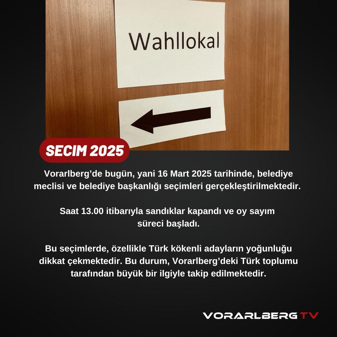 Vorarlberg'de Belediye Seçimleri: Sandıklar Kapandı, Sayım Süreci Başladı Vorarlberg'de Belediye Seçimleri: Sandıklar Kapandı, Sayım Süreci Başladı