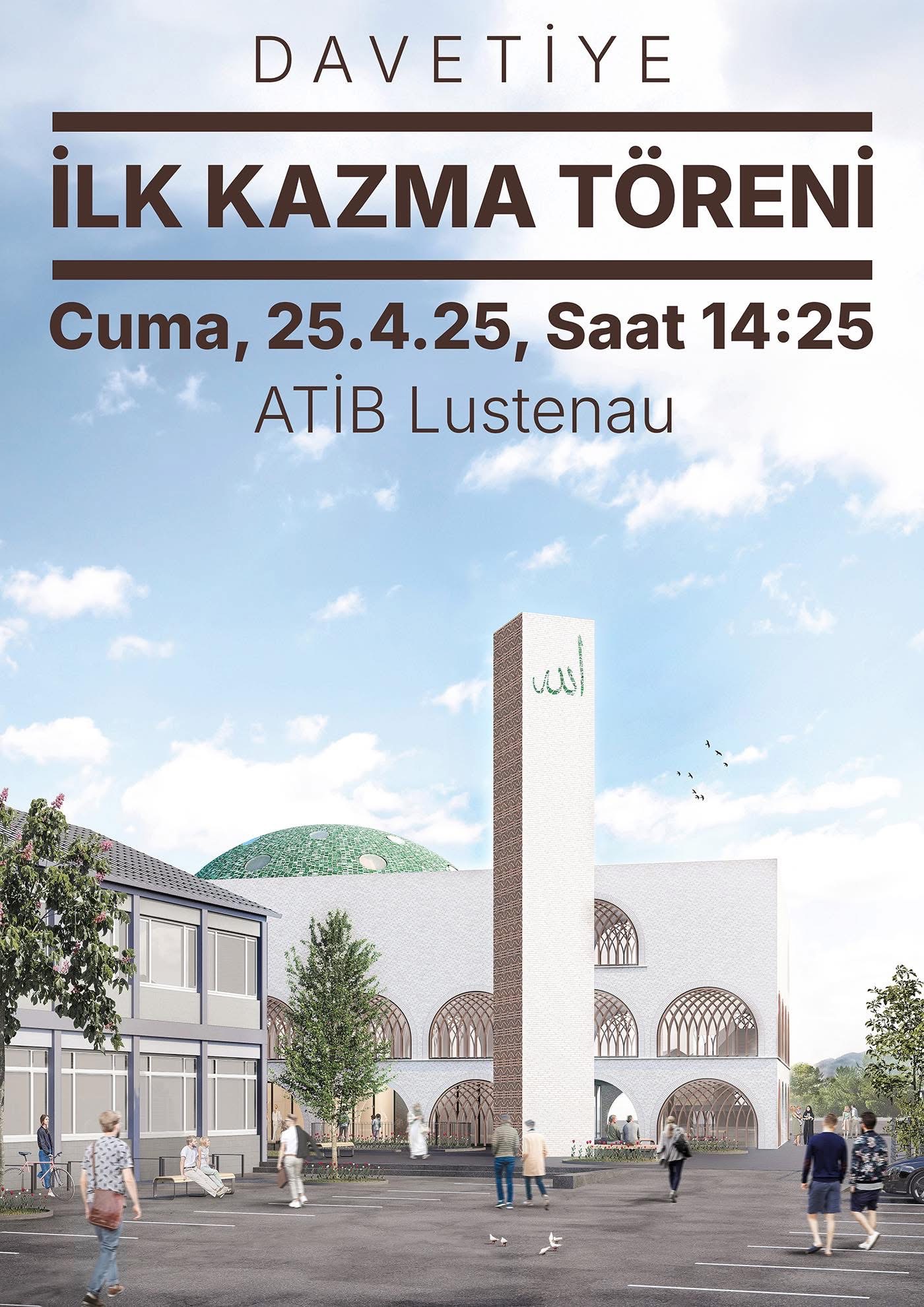 Lustenau’da Tarihi An: ATİB Yeni Cami ve Kültür Merkezi İçin İlk Kazma Töreni 25 Nisan’da Gerçekleşiyor
