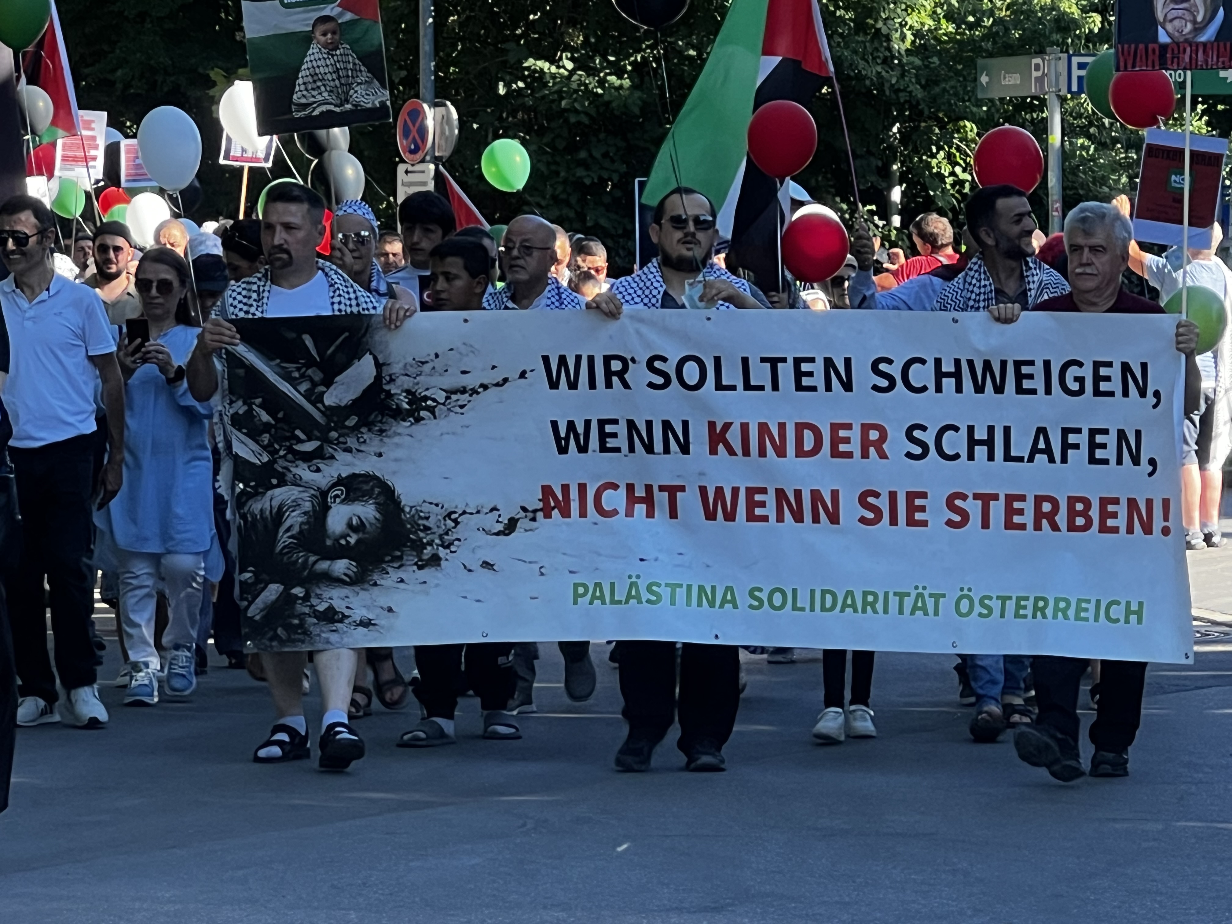 Bregenz’de Gazze İçin Büyük Yürüyüş: “Soykırımı Durdurun!”