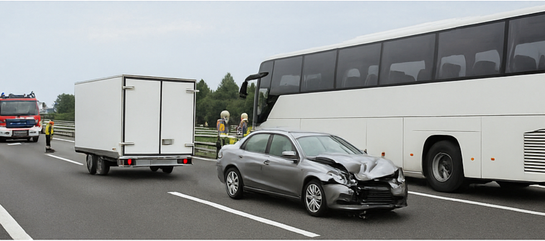 A1 Otoyolu’nda Kaza: Yolcu Otobüsü Römorkunu Kaybetti – İki Hafif Yaralı