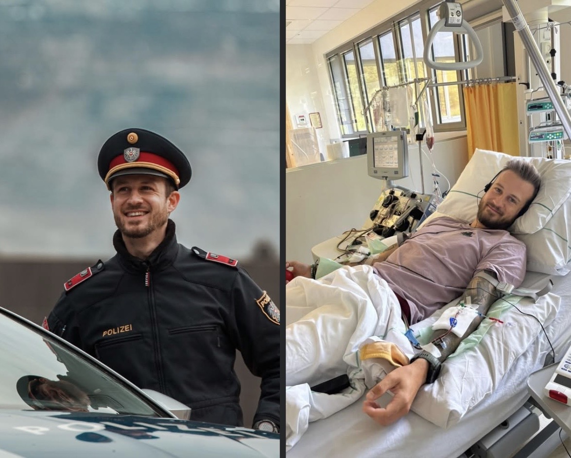 Polis Memuru Fabian’ın Bağışı Bir Gence Hayat Oldu