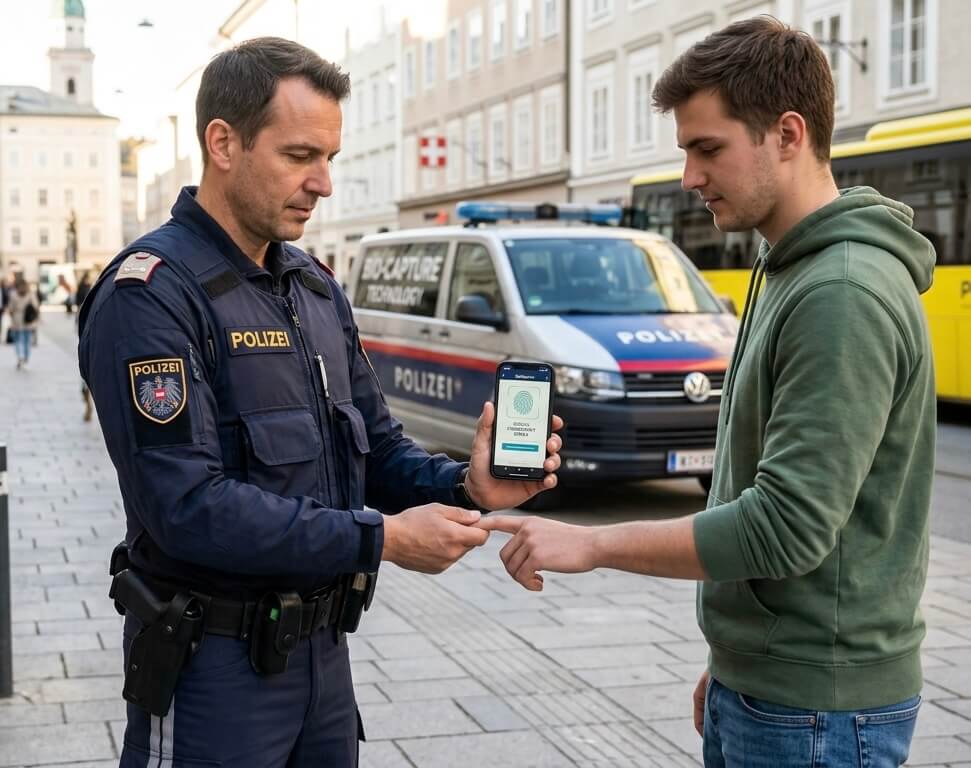 Avusturya Polisinde “Dijital Devrim”: Parmak İzi Artık Cepte