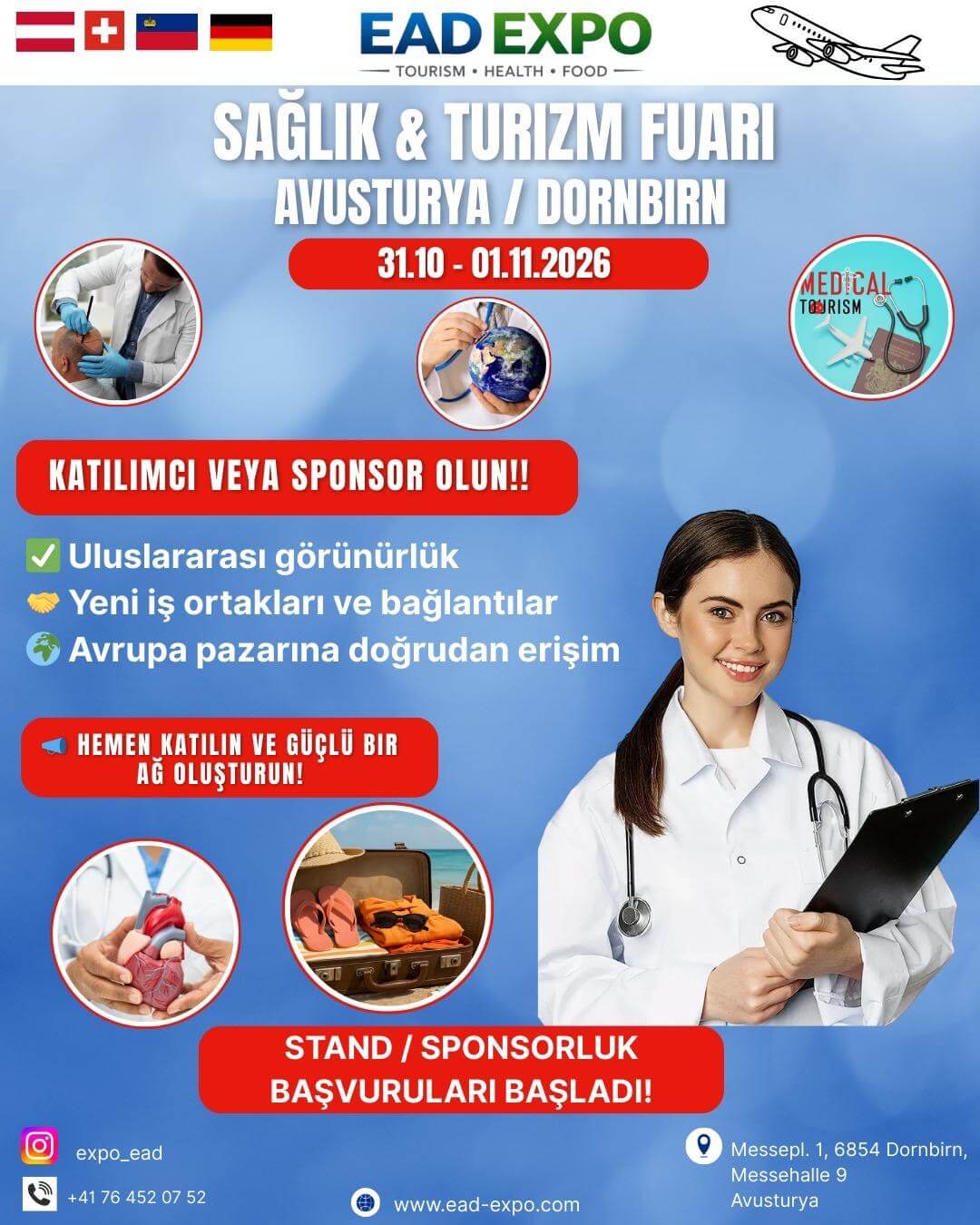 Avrupa’nın Kalbinde Dev Buluşma: EAD EXPO Dornbirn’de Kapılarını Açıyor