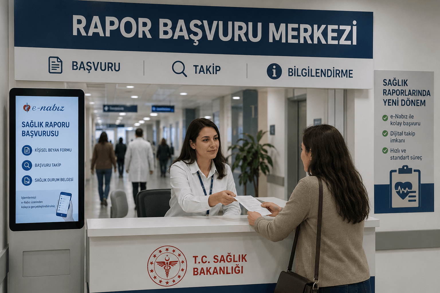 Hastanelerde “Rapor Başvuru Merkezi” Dönemi Başlıyor