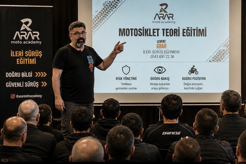 Motosiklet Eğitmeni Levent Arar Vorarlberg’de Sürücülerle Buluştu