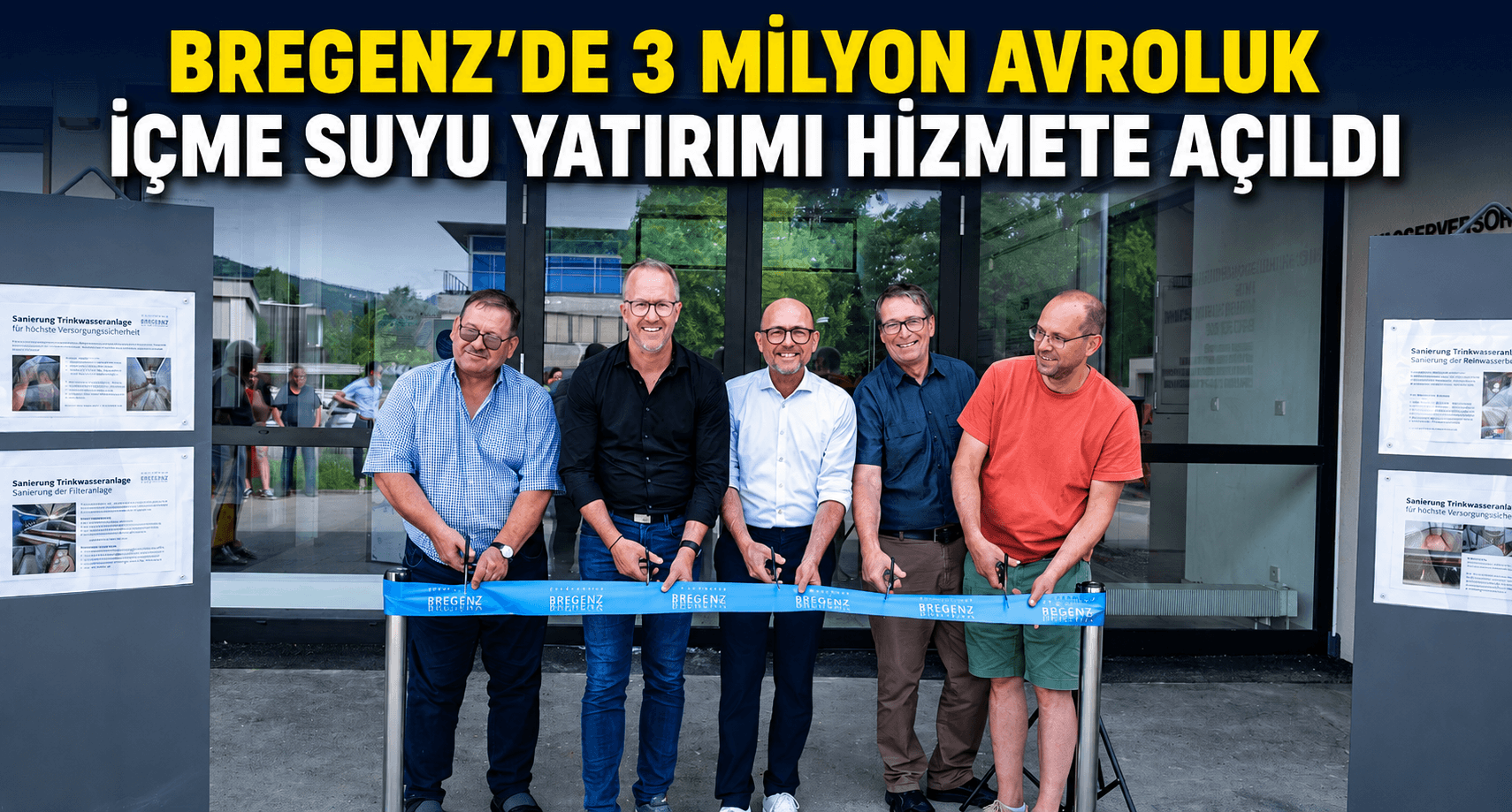 Bregenz’de 3 Milyon Avroluk İçme Suyu Yatırımı Hizmete Açıldı